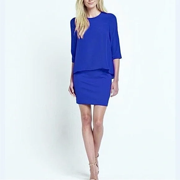 Ted Baker | Dresses | Ted Baker Blue Rede Layered Tunic Dress New 4 |  Poshmark